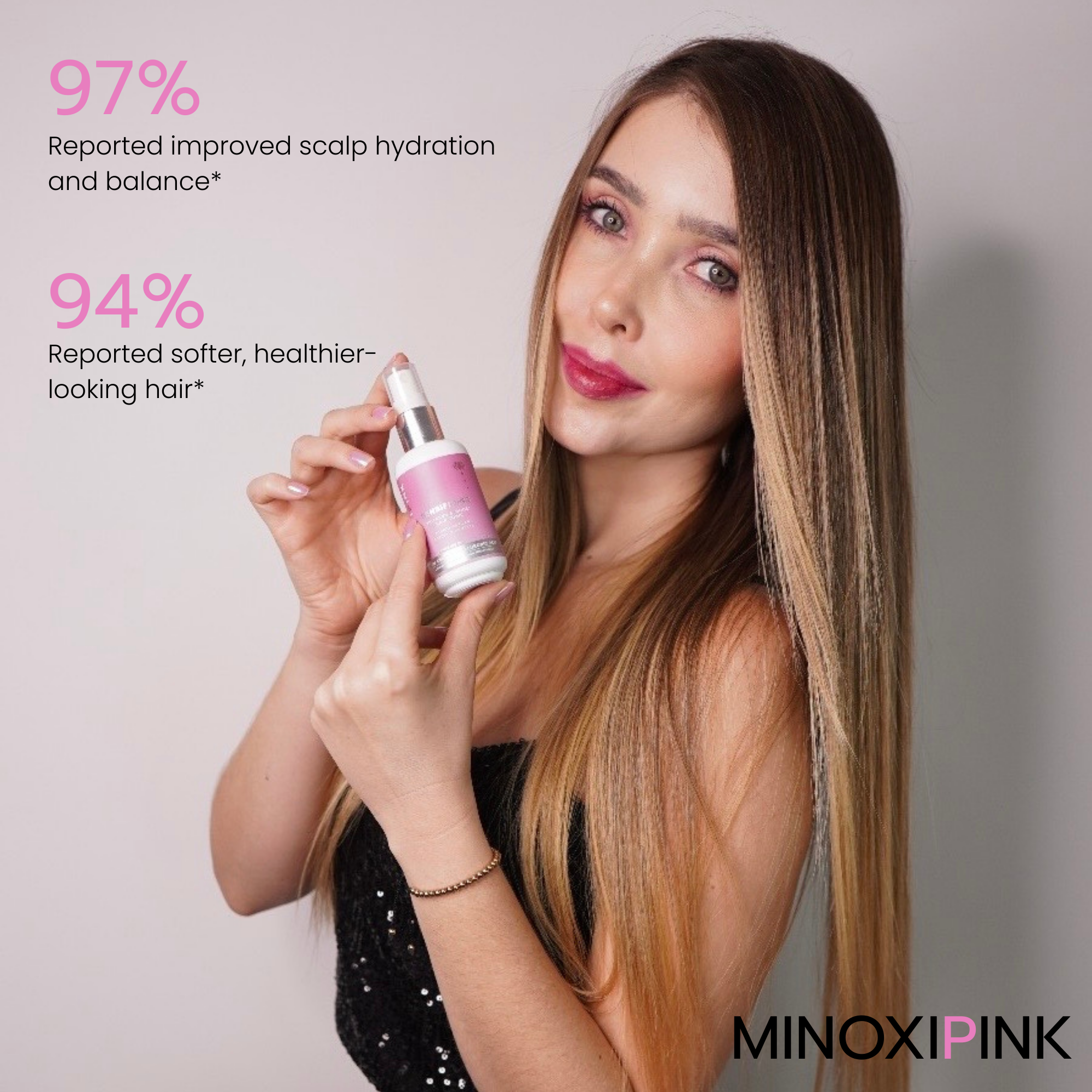 MINOXIPINK Densifying Hair Tonic- Thick & Boost